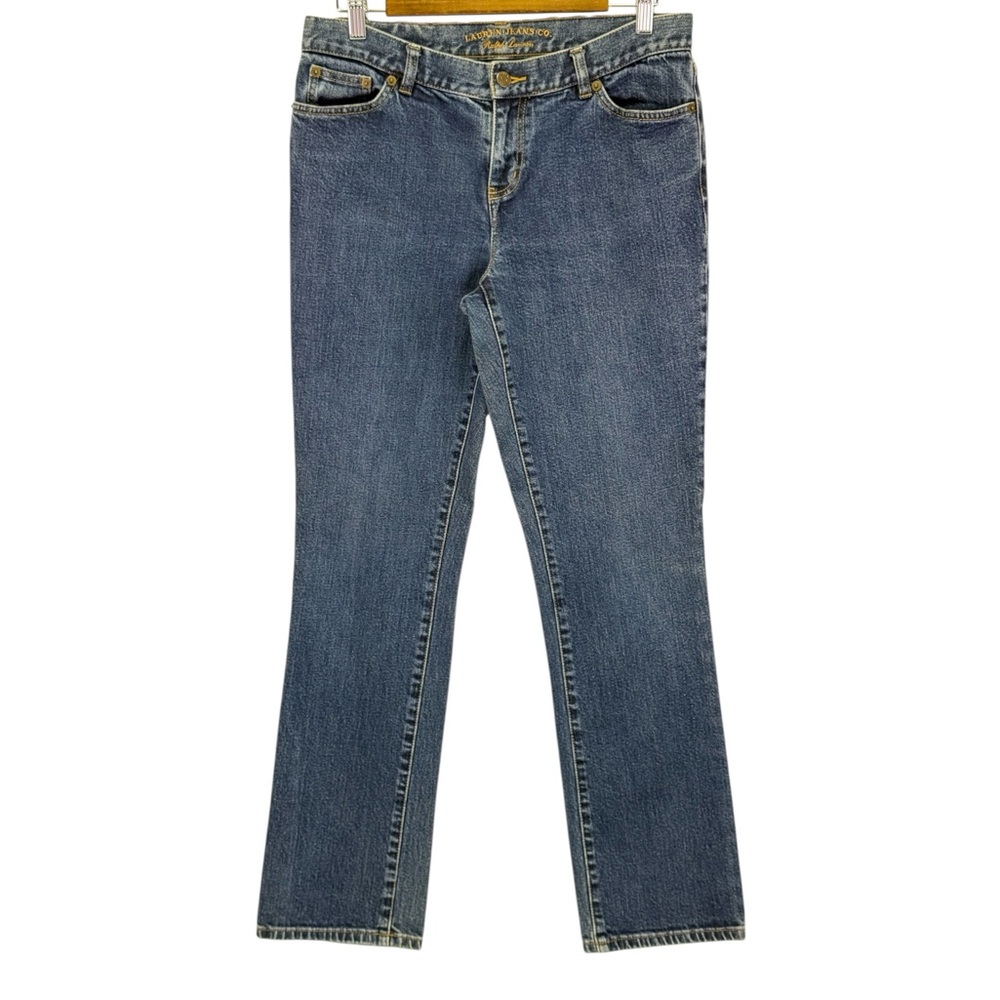 Lauren Jeans Co. Ralph Lauren Women's Classic Straight Leg Denim Jeans Size 6